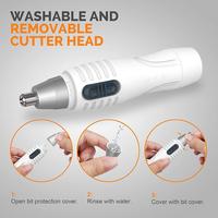Ucho nos trymer do włosów Clipper profesjonalne bezbolesne brwi i twarzy trymer do włosów dla mężczyzn kobiety depilacja Razor mrs xie 3